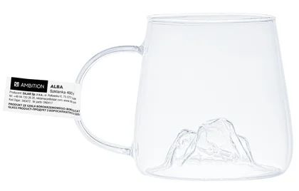 Zdjęcie produktu - Szklanka borokrzem. z uchem góry Ambition 400ml