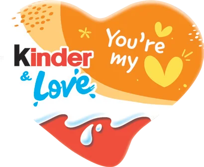 Czekoladowe serce zawieszka Kinder 37g WN26 widok 1