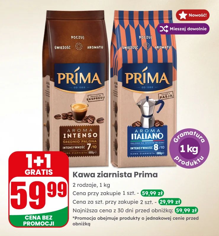 BANNER KAWOSZ KAWUSIA KAWA MIELONA PARZONA ZIARNISTA ROZPUSZCZALNA MLECZNA