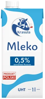 Mleko UHT 0,5% Krasula 1l widok główny