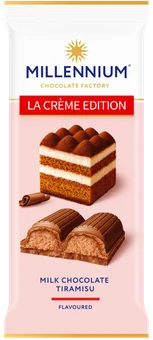 Czekolada mleczna tiramisu Millennium 100g widok 1