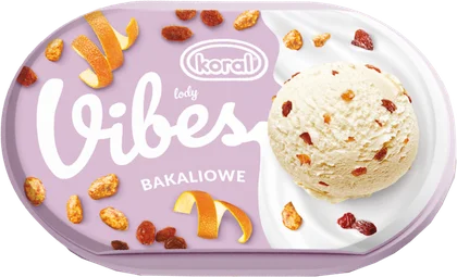 Lody Vibes bakaliowe Koral 1l widok główny 