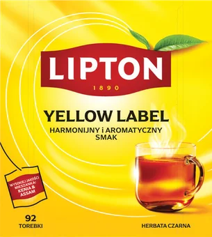 Herbata czarna ekspresowa Lipton 92x2g widok 1