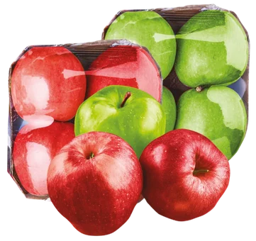 Jabłko tacka widok 1