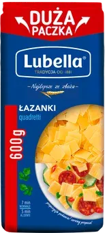 Zdjęcie produktu - Makaron łazanki Lubella 600g