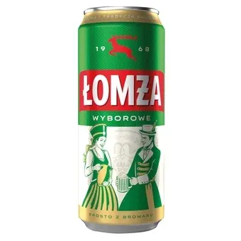 Piwo Łomża Wyborowe 0,5l 6% puszka widok 1