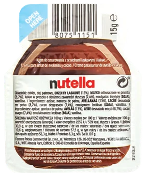 Krem Nutella 15g widok główny 