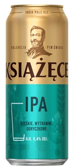 Piwo Książęce IPA 0,5l 5,4% puszka widok 1