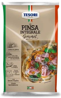 Zdjęcie produktu - Pinsa pełnoziarnista Tesori 230g