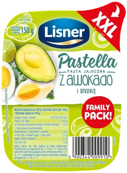 Pastella awokado z limonką XXL Lisner 150g widok 1