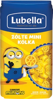 Zdjęcie produktu - Makaron mini kółka Minionki Lubella 350g