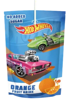 Zdjęcie produktu - Napój niegaz. orange Hot Wheels 200ml
