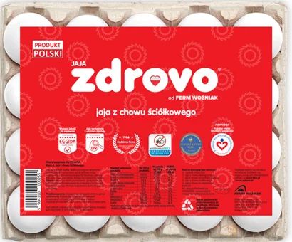 Zdjęcie produktu - Jaja świeże M ściółkowe Woźniak 20szt