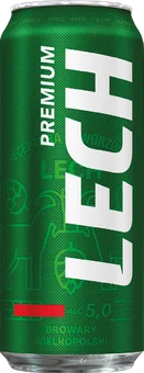 Piwo Lech premium 0,5l 5% puszka widok główny 