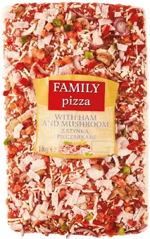 Pizza z szynką i pieczarkami Iglotex 1kg widok główny 