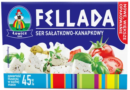 Ser sałatkowo kanapkowy Fellada Łowicz 270g mix widok 1
