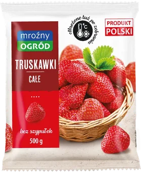 Truskawki mrożone Mroźny Ogród 500g widok główny 
