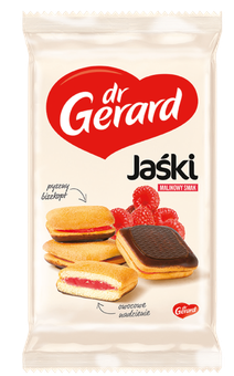 Biszkopty z nadz. malinowym Jaśki Dr Gerard 290g widok główny 