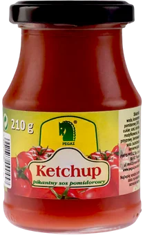 Ketchup pikantny Pegaz 210g widok 1
