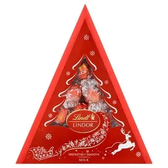 Bombonierka choinka milk Lindor 125g BN25 widok 1