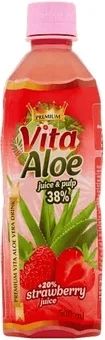 Napój aloesowy truskawka Vita Aloe 0,5l widok 1