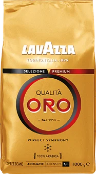 Kawa ziarnista Qualita Oro Lavazza 1kg widok główny 