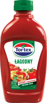 Ketchup łagodny Tortex 470g widok główny 