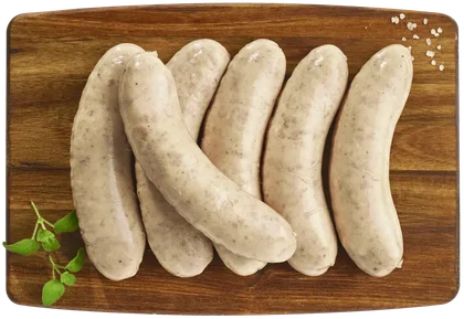 Kiełbasa biała surowa widok 1