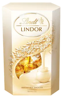 Bombonierka white Lindor 200g widok główny 
