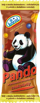 Zdjęcie produktu - Lody na patyku o sm. śmiet-czek Pando Koral 120ml
