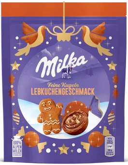 Zdjęcie produktu - Cukierki czekoladowe gingerbread Milka 90g BN25