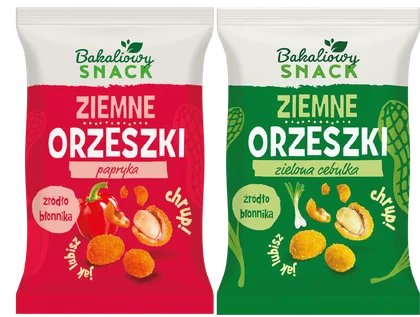 Orzeszki ziem skorup. papryka Bakaliowy Snack 200g widok 1