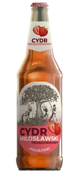 Cydr Ps Miłosławski truskawka 0,5l 4,5% but. zw. widok 1