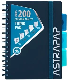 Zdjęcie produktu - Kołozeszyt A4/100k kratka PP Astrapap SZ26