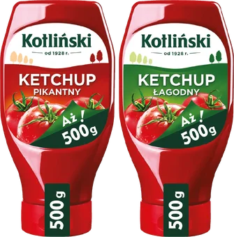 Ketchup łagodny Kotliński 500g widok 1