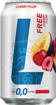 Zdjęcie produktu - Piwo Lech Free wiśnia śliwka 330ml 0% puszka