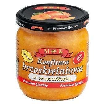 Konfitura brzoskw. z marakują Konshurt 420g widok 1