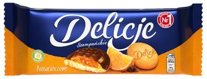 Biszkopty z galaretką pomarańczową Delicje 147g widok 1