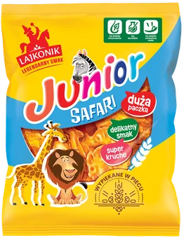Krakersy Talarki/Safari Junior Lajkonik 180g mix widok główny 