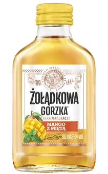 Likier Żołądkowa Gorzka mango z miętą 90ml 25% widok 1