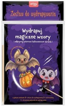 Zdjęcie produktu - Wydrapywanka halloween 9 arkuszy H26