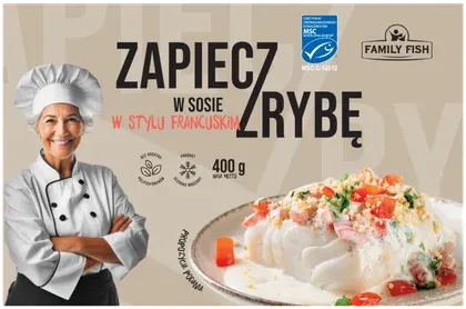 Zdjęcie produktu - Zapieczrybę w sosie fran/szp Family Fish 400g mix