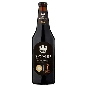 Piwo Komes Porter Bałtycki 0,5l 9% but. zw. widok 1