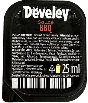 Sos BBQ Develey 25ml widok główny 
