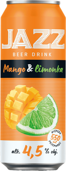 Piwo Jazz mango limonka 0,55l 4,5% puszka widok 1