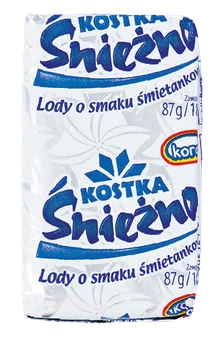 Lody kostka Śnieżna śmietankowa 180ml widok główny 