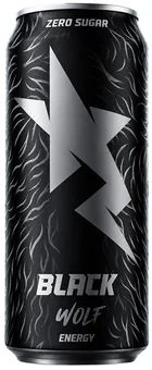 Zdjęcie produktu - Napój energet. fig ana Wolf Black zero 0,5l puszka