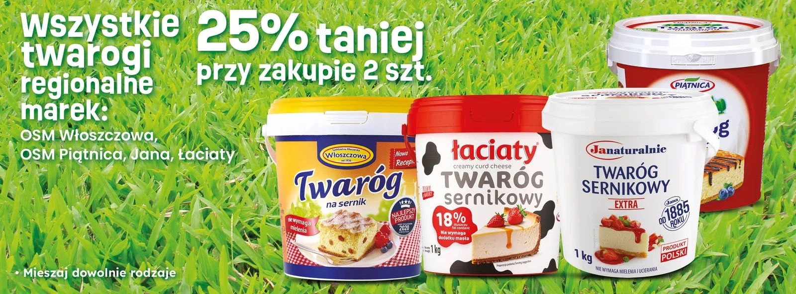 WSZYSTKIE TWAROGI TANIEJ
