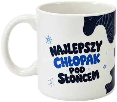 Zdjęcie produktu - Kubek porcelanowy Dzień Chłopaka 350ml mix