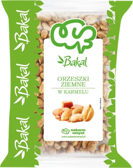 Orzeszki ziemne w karmelu Bakal 900g widok główny 